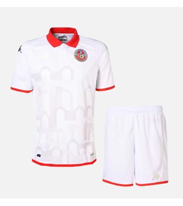 Kappa Ensemble Maillot Short Enfant Blanc Tunisie 2024